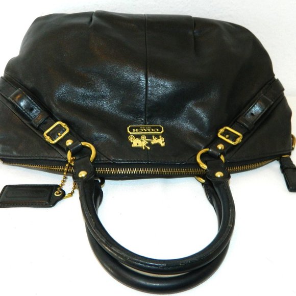 Coach Leather Satchel - Picture 6 of 12